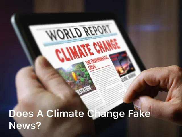 Does a Climate Change Fake News?