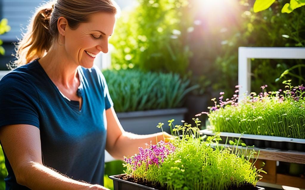 Home gardening Home gardening