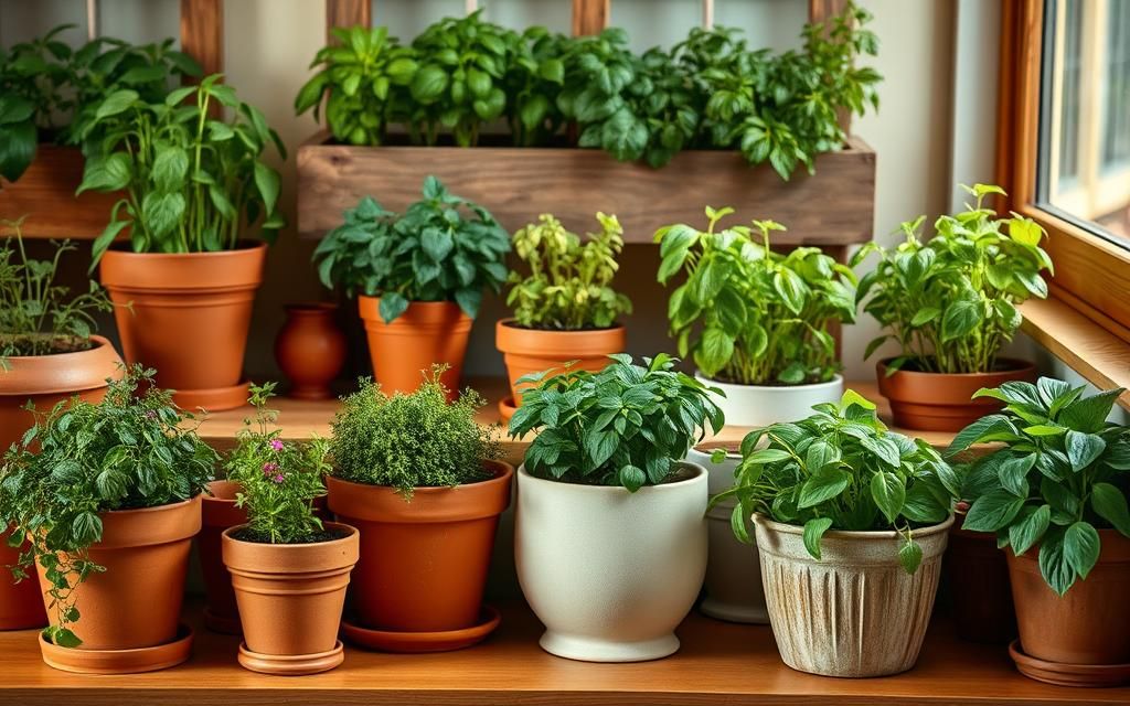 indoor herb garden container selection indoor herb garden container selection