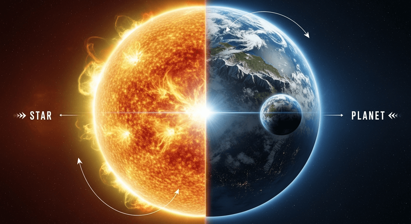 The Difference Between a Star and a Planet Explained