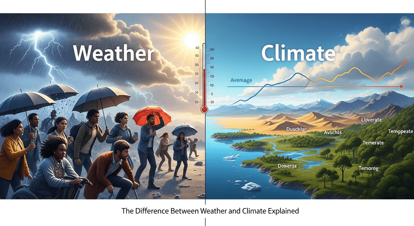 The Difference Between Weather and Climate Explained