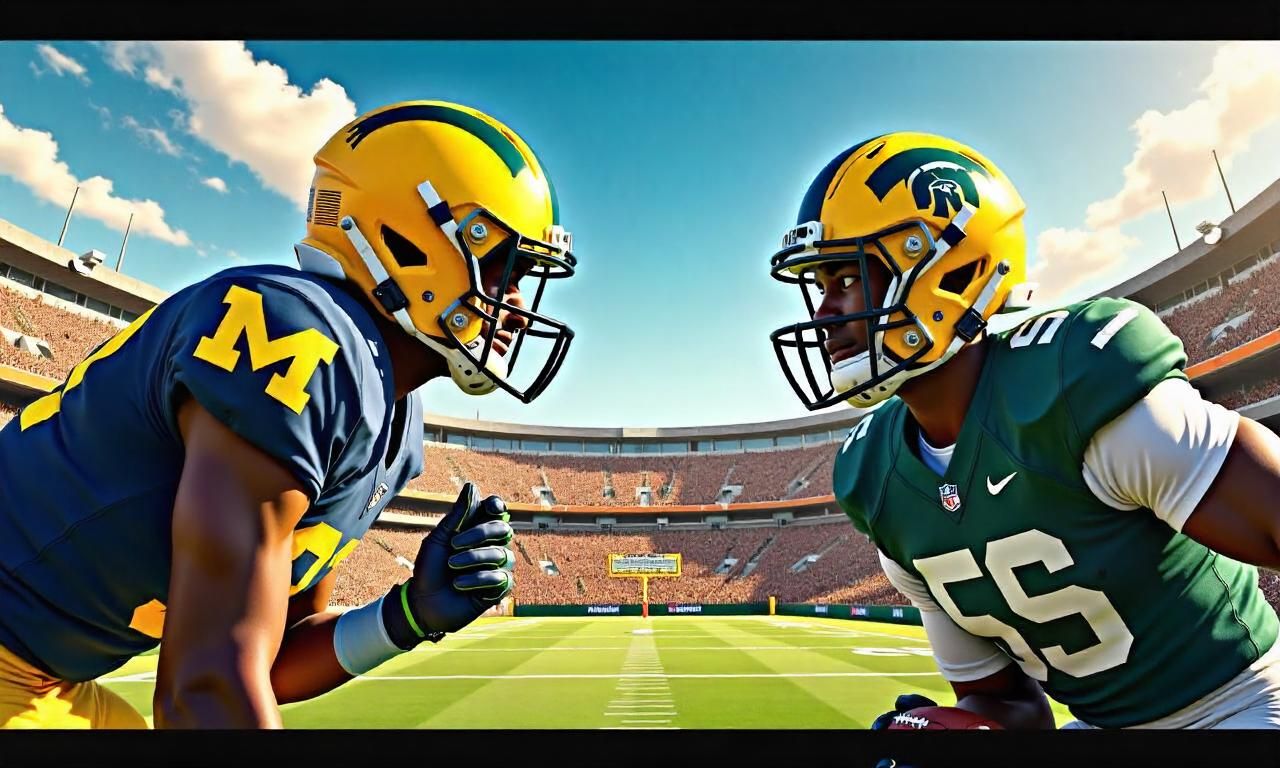 Michigan vs Michigan State Rivalry Game Highlights